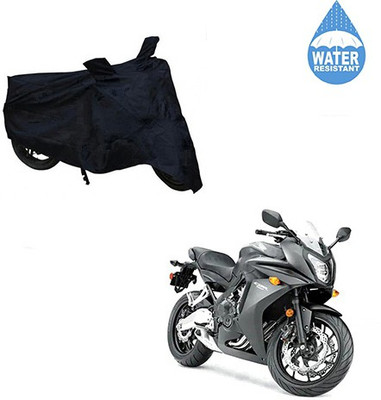 SRENTERPRISES Two Wheeler Cover for Honda(CBR 650F, Black)