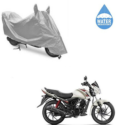 SRENTERPRISES Two Wheeler Cover for Suzuki(Sling Shot Plus, Silver)