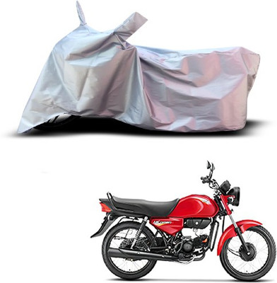 THE REAL ARV Waterproof Two Wheeler Cover for Hero(HF Dawn, Silver)