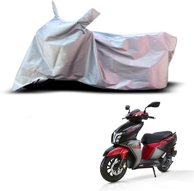 THE REAL ARV Waterproof Two Wheeler Cover for TVS(NTORQ, Silver)