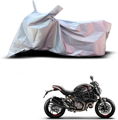 APNEK Waterproof Two Wheeler Cover for Ducati(Monster 82, Silver)