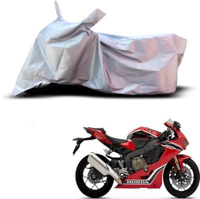 Gavya Waterproof Two Wheeler Cover for Honda(CBR 1000RR, Silver)