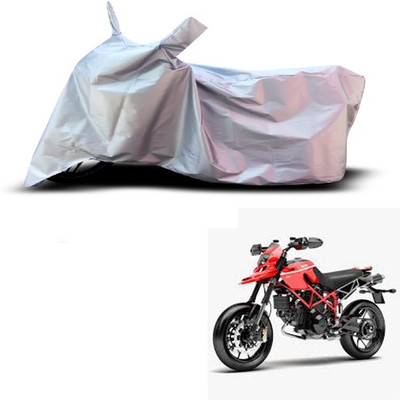 THE REAL ARV Waterproof Two Wheeler Cover for Ducati(Hypermotard, Silver)