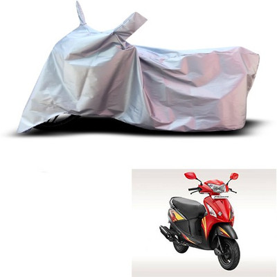 THE REAL ARV Waterproof Two Wheeler Cover for Hero(Pleasure, Silver)