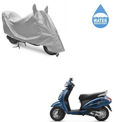 SRENTERPRISES Two Wheeler Cover for Honda(Activa 3G, Silver)