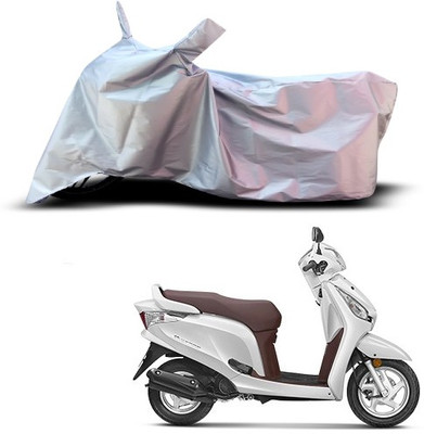 THE REAL ARV Waterproof Two Wheeler Cover for Honda(Aviator, Silver)