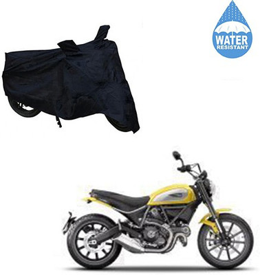 MMSSTAR Waterproof Two Wheeler Cover for Ducati(Scrambler, Black)