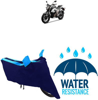 RONISH Waterproof Two Wheeler Cover for Suzuki(Gixxer, Blue)