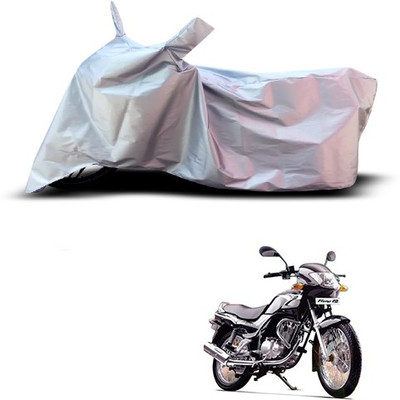 THE REAL ARV Waterproof Two Wheeler Cover for TVS(Fiero F2, Silver)