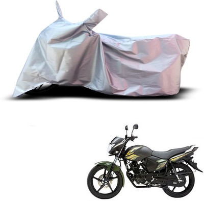 THE REAL ARV Waterproof Two Wheeler Cover for Yamaha(Saluto, Silver)