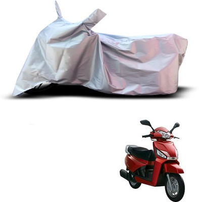 THE REAL ARV Waterproof Two Wheeler Cover for Mahindra(Gusto, Silver)
