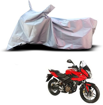 APNEK Waterproof Two Wheeler Cover for Bajaj(Pulsar AS 150, Silver)