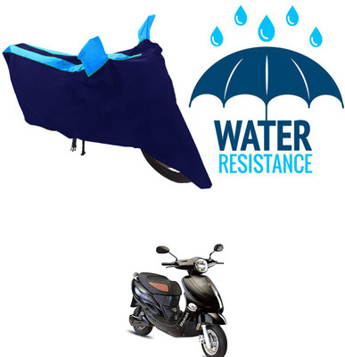 RONISH Waterproof Two Wheeler Cover for Hero(Electric Photon, Blue)