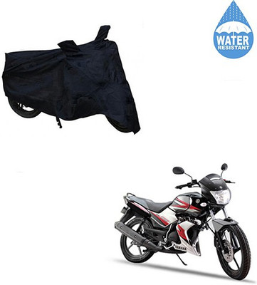 SRENTERPRISES Two Wheeler Cover for Yamaha(SS 125, Black)