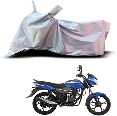 THE REAL ARV Waterproof Two Wheeler Cover for Bajaj(Discover, Silver)