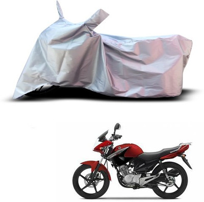 THE REAL ARV Waterproof Two Wheeler Cover for Yamaha(YBR 125, Silver)