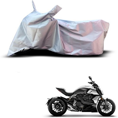 THE REAL ARV Waterproof Two Wheeler Cover for Ducati(Diavel, Silver)