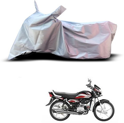 THE REAL ARV Waterproof Two Wheeler Cover for Hero(HF, Silver)