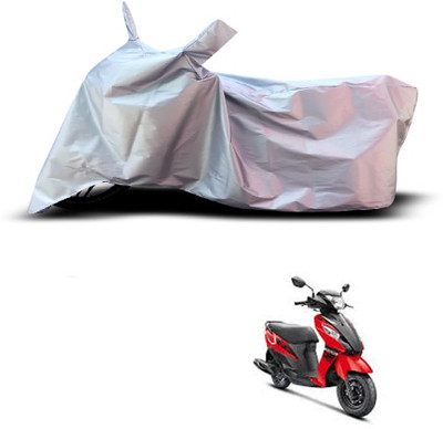 THE REAL ARV Waterproof Two Wheeler Cover for Suzuki(Let's, Silver)