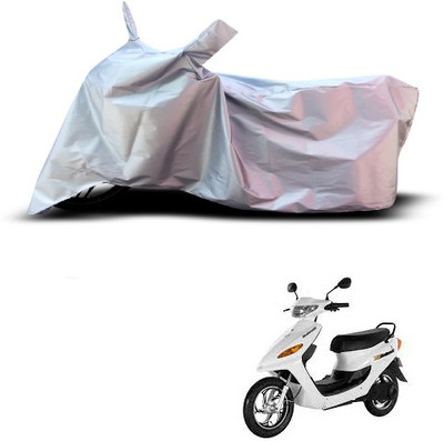 THE REAL ARV Waterproof Two Wheeler Cover for Indus(Yo Electron, Silver)