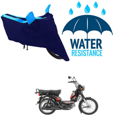 RONISH Waterproof Two Wheeler Cover for TVS(XL 100, Blue)