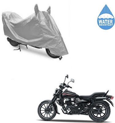 SRENTERPRISES Two Wheeler Cover for Bajaj(Avenger 150 Street, Silver)