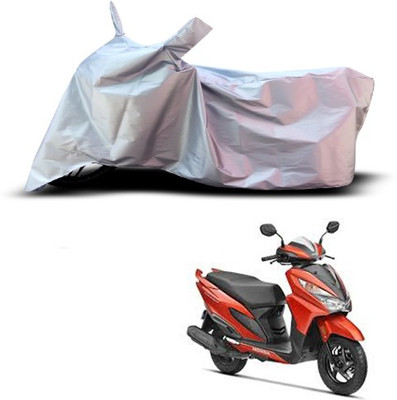 THE REAL ARV Waterproof Two Wheeler Cover for Honda(Grazia, Silver)