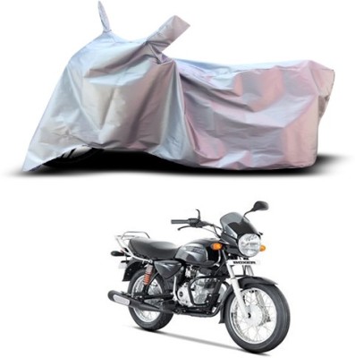 THE REAL ARV Waterproof Two Wheeler Cover for Bajaj(Boxer, Silver)