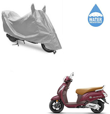 SRENTERPRISES Two Wheeler Cover for Suzuki(Access SE, Silver)