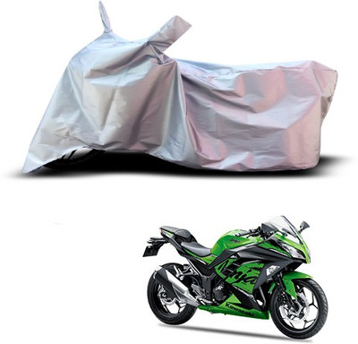 THE REAL ARV Waterproof Two Wheeler Cover for Kawasaki(Ninja 300, Multicolor)