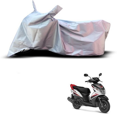 THE REAL ARV Waterproof Two Wheeler Cover for Yamaha(Ray Z, Silver)