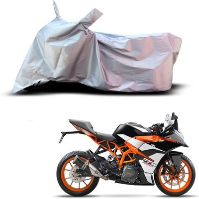 THE REAL ARV Waterproof Two Wheeler Cover for KTM(RD 350, Silver)