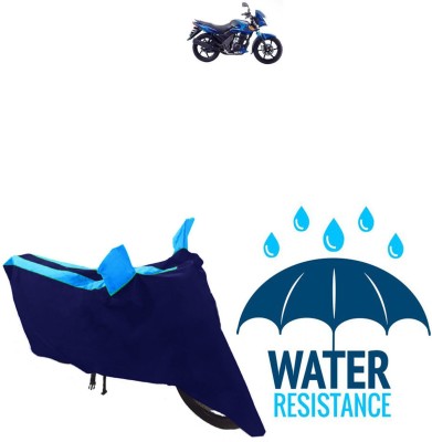 RONISH Waterproof Two Wheeler Cover for TVS(Flame SR125, Blue)