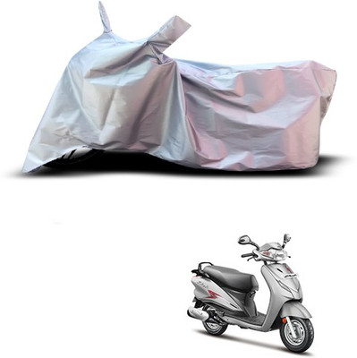 THE REAL ARV Waterproof Two Wheeler Cover for Hero(Moto Corp Duet, Silver)