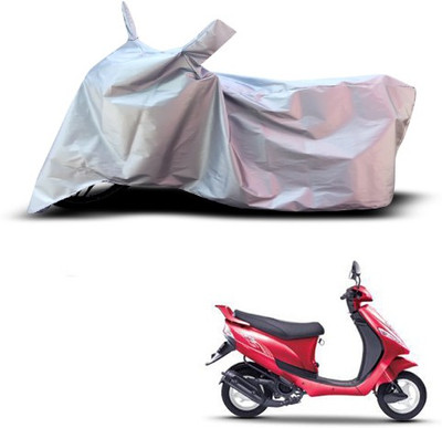 THE REAL ARV Waterproof Two Wheeler Cover for Mahindra(Kine, Grey)