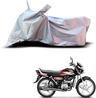 THE REAL ARV Waterproof Two Wheeler Cover for Hero(HF Deluxe, Silver)