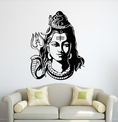 Littlebuds 65 cm Lord Shivan Removable Sticker(Pack of 1)