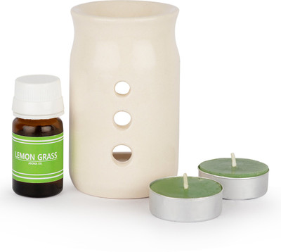 AuraDecor Lemon Grass Diffuser Set Lemongrass Aroma Diffuser Gift Set(4 x 2.5 ml)