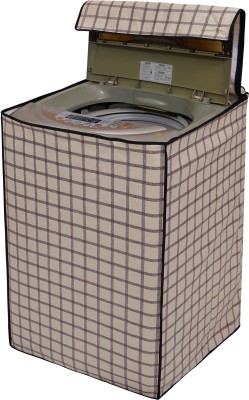 Glassiano Top Loading Washing Machine  Cover(Width: 58.42 cm, Beige::Brown)