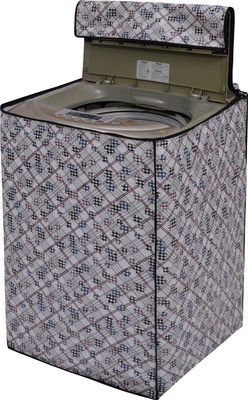 Glassiano Top Loading Washing Machine  Cover(Width: 66.04 cm, Grey)