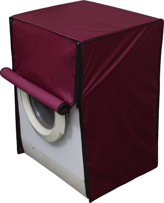 LITHARA Front Loading Washing Machine  Cover(Width: 66.04 cm, Mehroon)