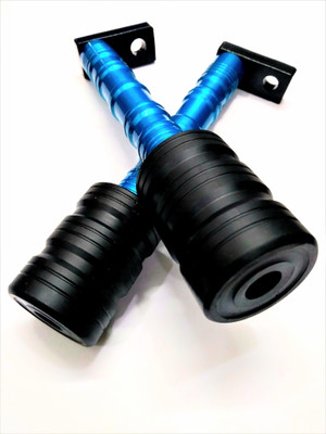 AUTOGARH CNC BLUE CRASH SLIDER Bike Crash Guard(Universal For Bike)