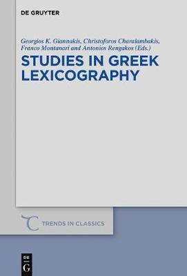 Studies in Greek Lexicography(English, Hardcover, unknown)