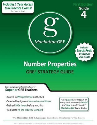 Number Properties GRE Strategy Guide(English, Paperback, Manhattan GRE)