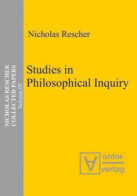 Studies in Philosophical Inquiry(English, Hardcover, Rescher Nicholas)