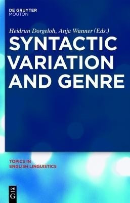 Syntactic Variation and Genre(English, Hardcover, unknown)