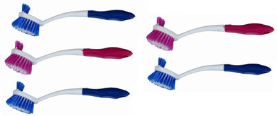SBTs Nylon Wet and Dry Brush(Multicolor, 5 Units)