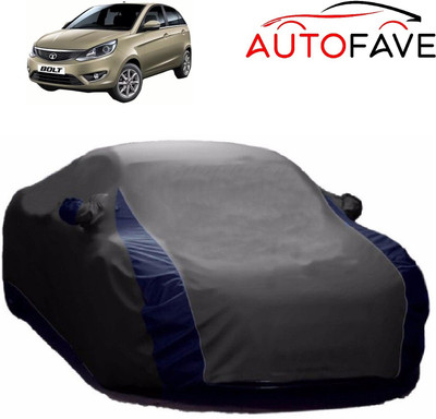 AutoFave Car Cover For Tata Bolt (With Mirror Pockets)(Grey)