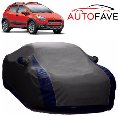 AutoFave Car Cover For Fiat Avventura (With Mirror Pockets)(Grey)