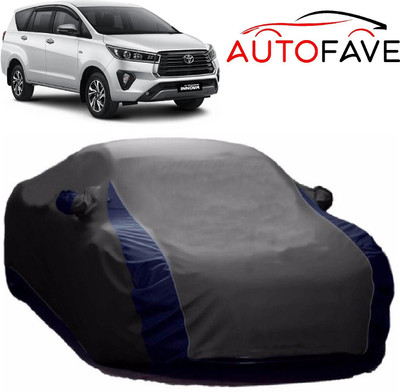 AutoFave Car Cover For Toyota Innova (With Mirror Pockets)(Grey)